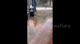 US: Rainfall Arrives In Southern California Accompanied By Winds And Hail