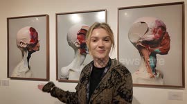 A.I artwork discussion about Jamie Gallagher artwork at the London Art Fair