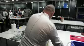 Spain: Ángel León presents sea air bubbles at opening of Madrid Fusión