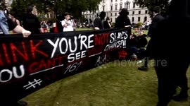 Urban city protest ,