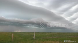 July 2, 2016 - Shelf Cloud near Ponteix Sk. Canada