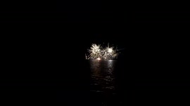 Fireworks barge catches fire as fireworks display goes wrong