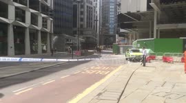 Police close London street due to suspicious package. 3