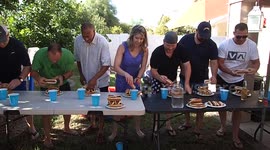 Hot dog eating contest