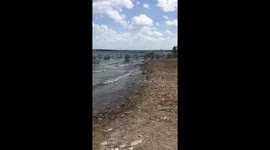 Biplane crashes into Lake Travis in Texas, USA