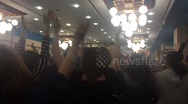 Striking Liverpool teachers do Icelandic football chant at rally