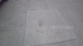 Just a pot hole or the start of another sinkhole on blanford street