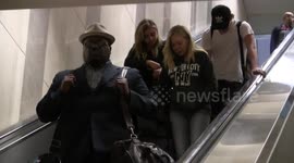 Chloe Grace Moretz and boyfriend Brooklyn Beckham arrive at LAX Airport in Los Angeles, Ca