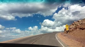 Driving Pikes Peak Above The Tree Line. It's Scary Passengers POV