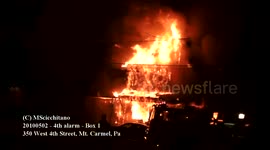 20100502 #1 - 4th Alarm w/ Explosion - W. 4th Str. Mt. Carmel, Pa