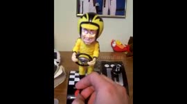 Silly Race Car Driver Toy - Hilarious
