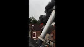 Huge fire in Nottingham