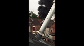 Huge fire in Basford, Nottingham