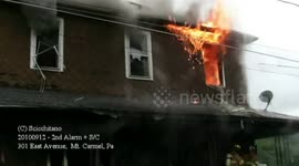 20100912 #1 -  2nd alarm - 301 East Avenue, Mt. Carmel, Pa
