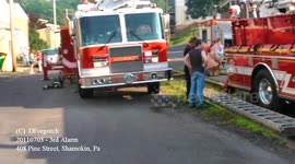 20110703 3rd Alarm - Pine str Shamokin, Pa