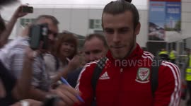 Wales Euros - Gareth Bale Returns to heros welcome