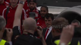 Wales Team return to Cardiff