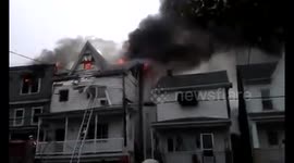 20121107 4th Alarm 244 East 2nd, Mount Carmel, Pa Nathan video 1