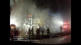 20130212 - 2nd Alarm Arson, East Center Str. Mount Carmel, Pa