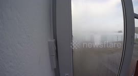Storm Imogen Batters Cornish Coast Engulfing 100ft Rocks