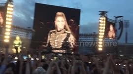 Beyoncé gets the Olé Olé Olé from Irish crowd during her Formation World Tour in Dublin's Croke Park
