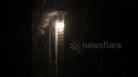 High winds and rain hit Minnesota Saturday Night