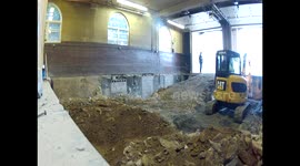 Anthracite Steam Fire Company Truck Room construction