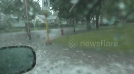 Flooding in Yorkton Sk. Canada