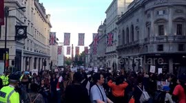 Black lives matter march through Central London #blacklivesmatter