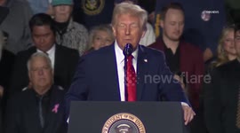US, Las Vegas: Las Vegas President Trump Gives Speech on No Tax on Tips Policy in Las With Sound On Tape