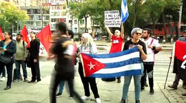 Mexico: Mexicans protest in front of US Embassy over Cuba's inclusion on terrorist list