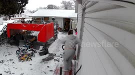 Slippery Stair Stumble
