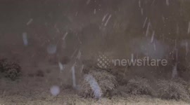 Spain: Storm Herminia Brings Snow To León 2