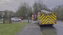 Storm Herminia: Tesla charging station flooded in Reading