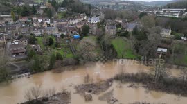 Flooding at Omaze Bath House, Batheaston