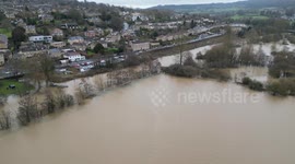 Flooding at Batheaston, Somerset