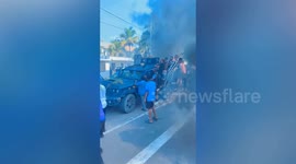 Congo protesters attack foreign embassies 'destabilising the country'