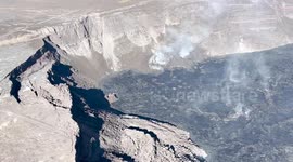 US: Aerial Footage Reveals Kīlauea’s Paused Eruption Still Smoldering