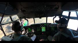 US: Pilots Tackle Hughes Fire from C-130 Cockpit in Wildfire Battle