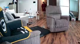 Woman Falls Over Baby Gate