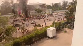 Congo protesters attack Belgian Embassy amid anger at 'foriegn interference'