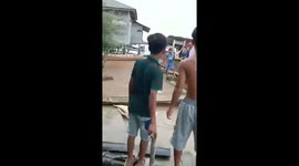 Grandmother, 59, survives horror crocodile attack by ‘smashing beast in its face’