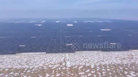 China: Landmark photovoltaic project in Xinjiang desert connected to grid