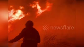 Spain: Nules Vegetation Fire Forces 40 to Evacuate Campsite, Firefighters Secure Area