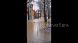France: Storm Herminia Triggers Severe Flooding In Rennes, Prompting Evacuations 2