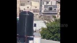 Israeli forces bulldozing roads in Tulkarm refugee camp