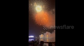 Lunar New Year: Fireworks In Ho Chi Minh City