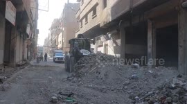 Syria: Syrian Civil Defense White Helmets continue operations to clear roads and remove rubble in neighborhoods of Deir ez-Zor
