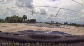 Rear End Crash Flips Truck