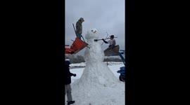 Building a Giant Snowman